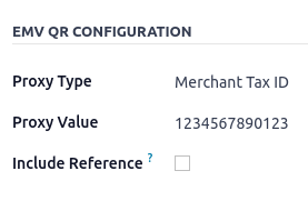 PromptPay bank account configuration